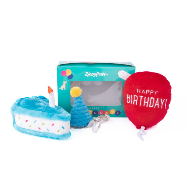 Zippy Paws - Birthday Box Blue