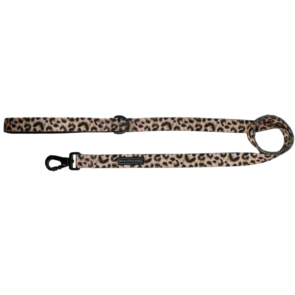 Big & Little Dogs Luxurious Leopard Dog Leash
