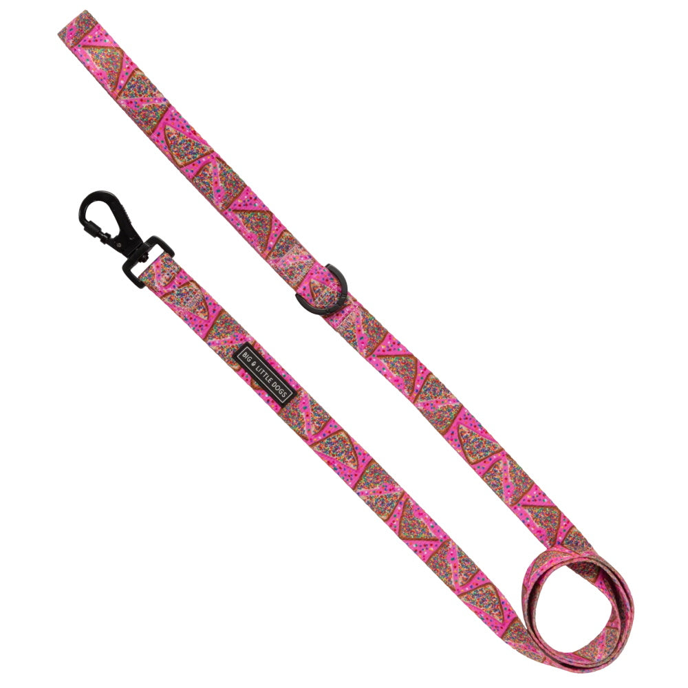 Big & Little Dogs Pink Fairy Bread Dog Leash